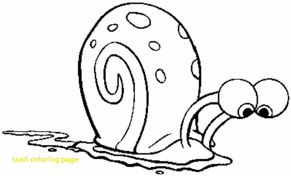 990x600 Snail Coloring Page With Happy Snail Coloring Page Best Coloring
