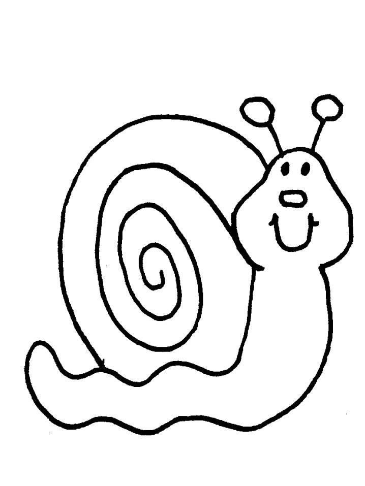 718x957 Snails Coloring Page