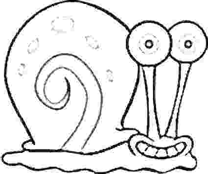 425x355 Snail Coloring Page