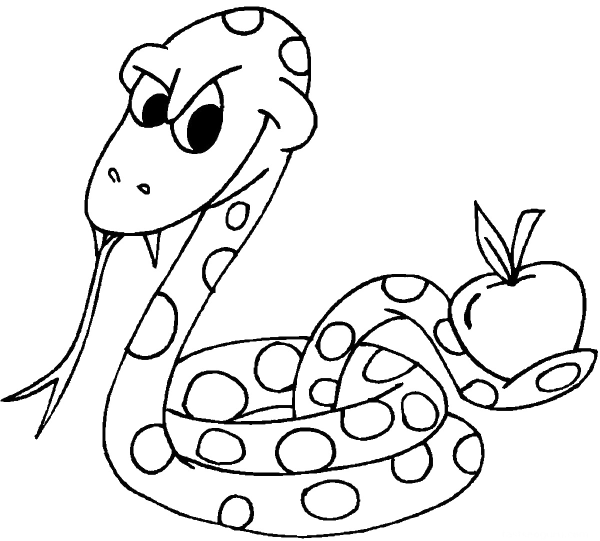 1200x1082 Snake Coloring Pages