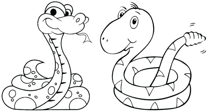 720x390 Rattlesnake Coloring Page Snake Color Page Snake Coloring Pages