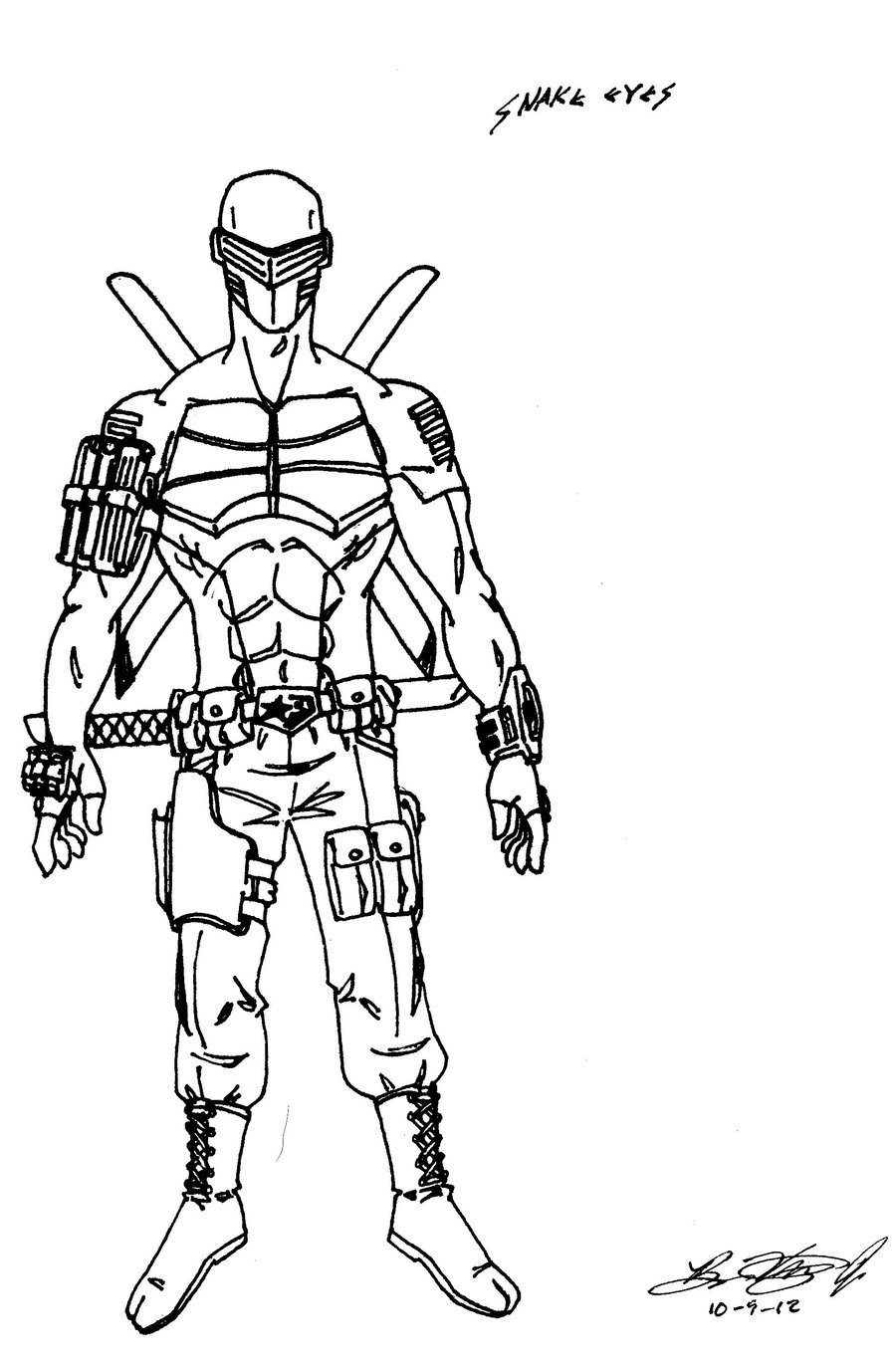 900x1373 Snake Eyes Coloring Pages Best G I Joe Images On Gi