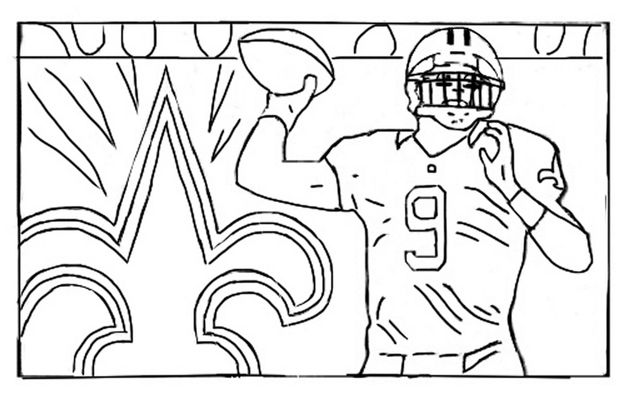 620x395 Drew Brees Coloring Book Pages Staying Inside