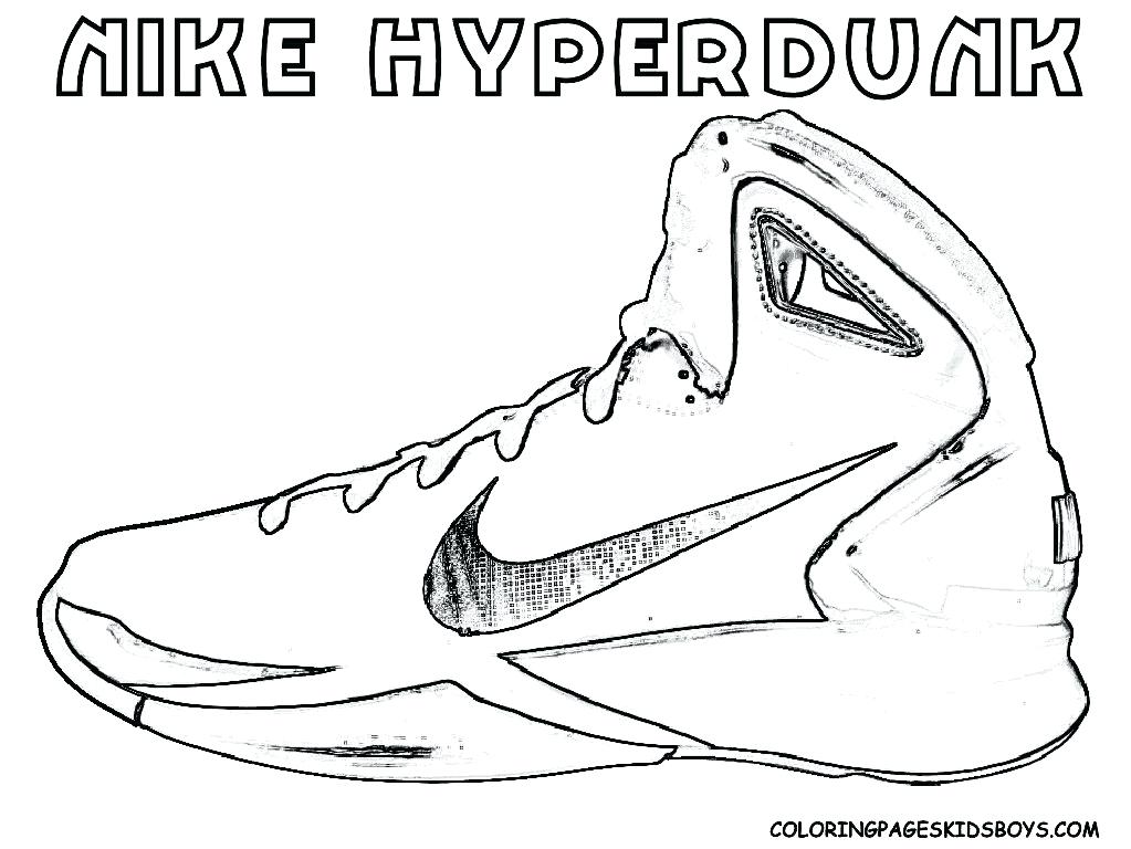 Sneaker Coloring Page at GetDrawings | Free download