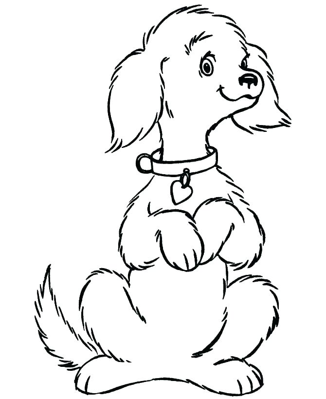 670x820 Coloring Page Of Dog Coloring Page Puppy Puppies Coloring Pages