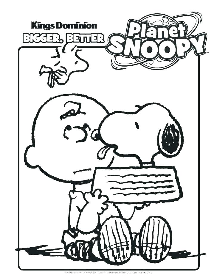 728x942 Peanuts Birthday Coloring Pages