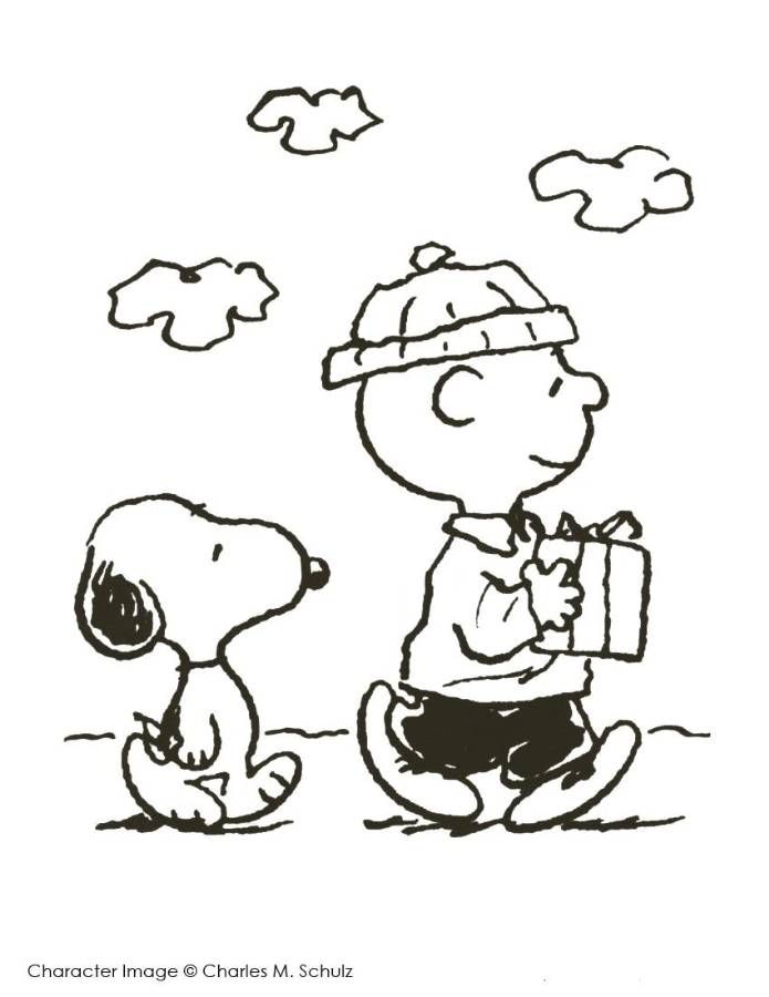 695x900 Print Charlie Brown And Snoopy Christmas Coloring Page Or Download