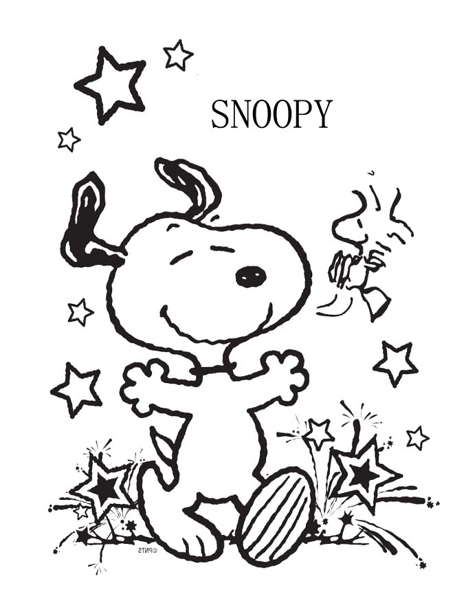 678x877 Snoopy Coloring Pages To Download And Print For Free