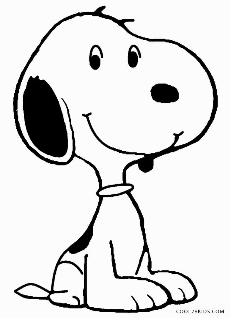 800x1106 Printable Snoopy Coloring Pages For Kids