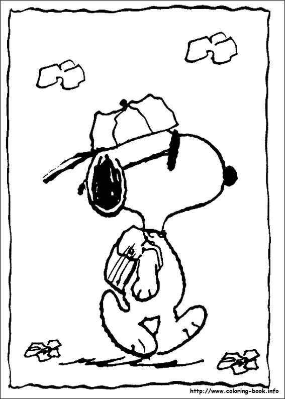 567x794 Snoopy Coloring Pages On Coloring