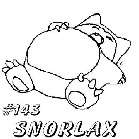 474x474 Pokemon Coloring Pages Snorlax