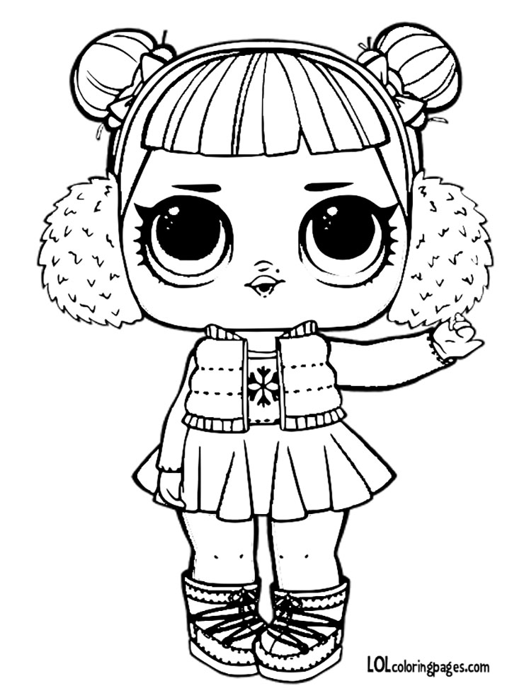 750x980 Snow Angel Color Pages Lol Surprise Doll Coloring Pages
