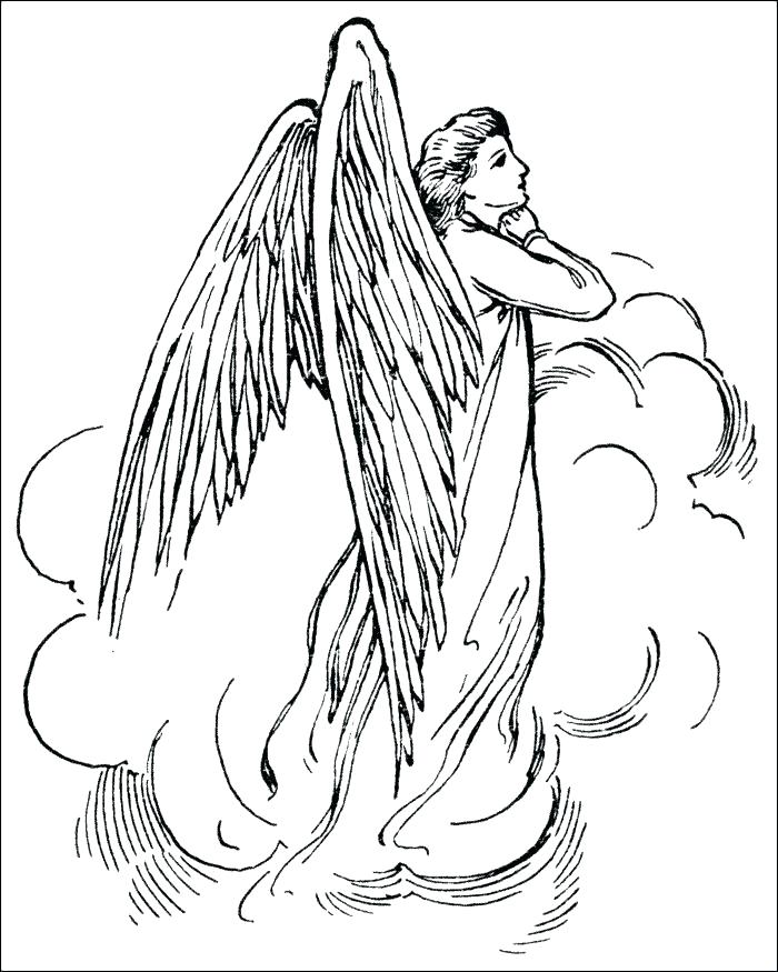 700x875 Angel Coloring Pages Printable Click To See Printable Version