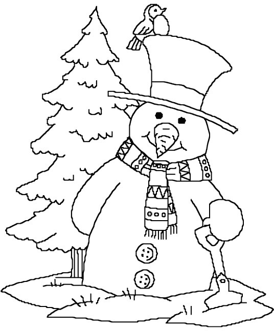536x648 Snowman Coloring Page Pages Colouring Lehuuphuc To Ribsvigyapan