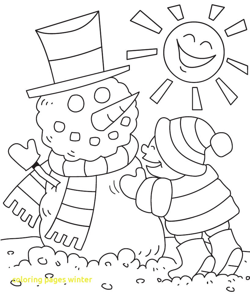 818x970 Snow Coloring Pages Winter With Free Ribsvigyapan Snowman Snow