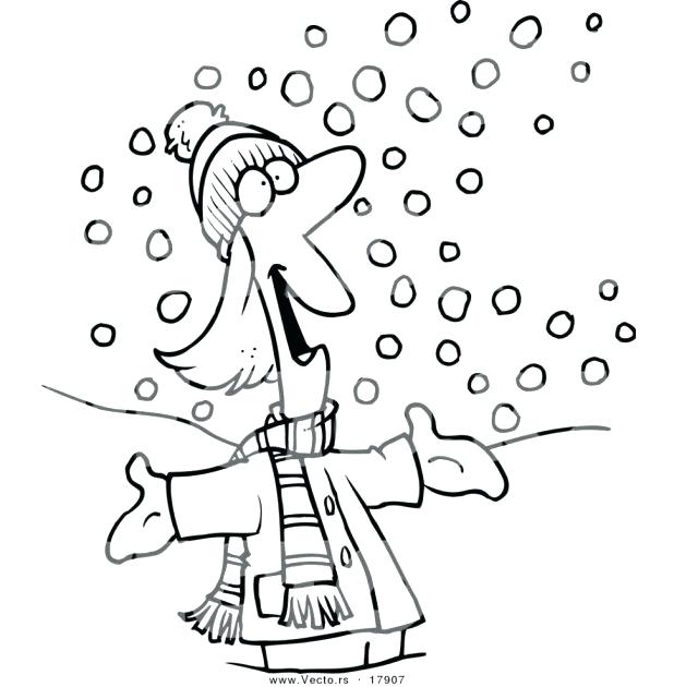 618x630 Snowy Day Coloring Page Large Size Of Coloring Pages Snow Day