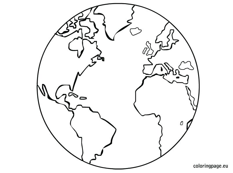 804x595 Globe Coloring Pages So Related Coloring Day Coloring Earth Earth