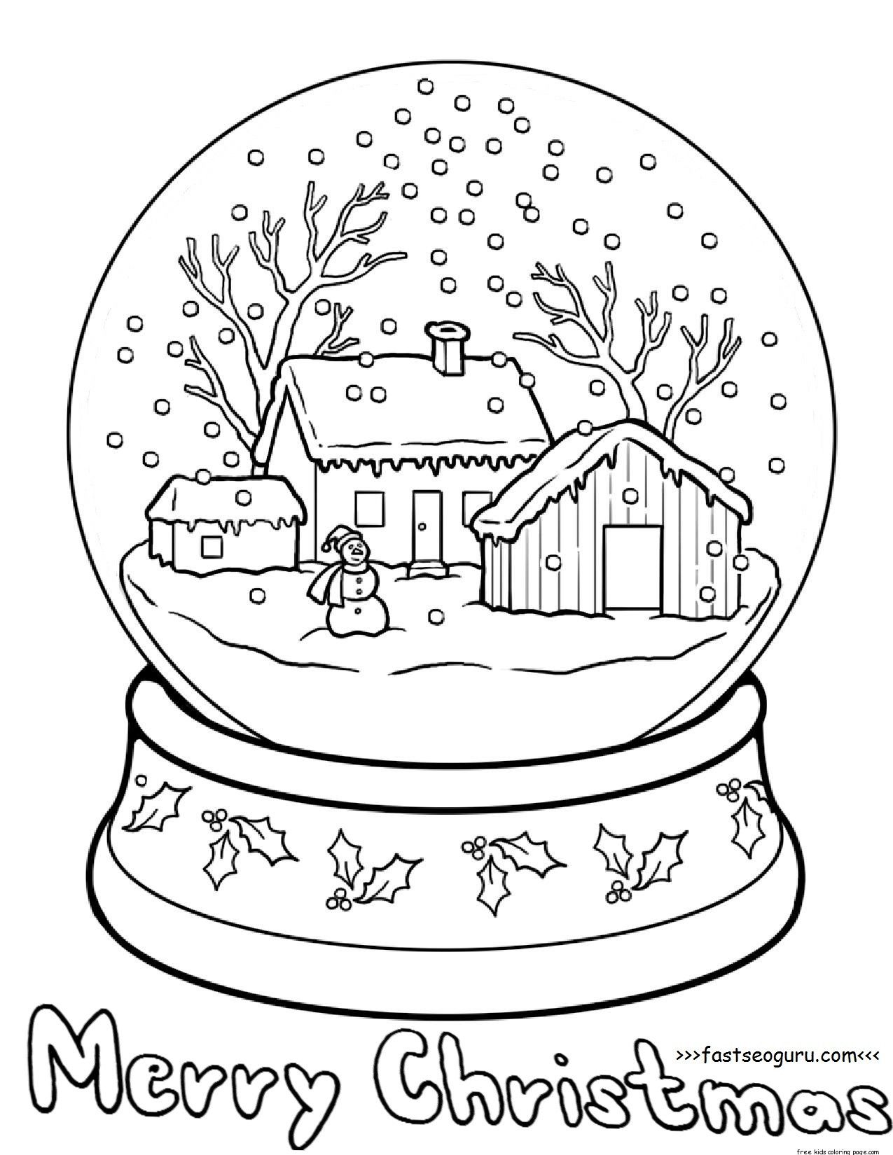 1275x1650 Globe Coloring Page