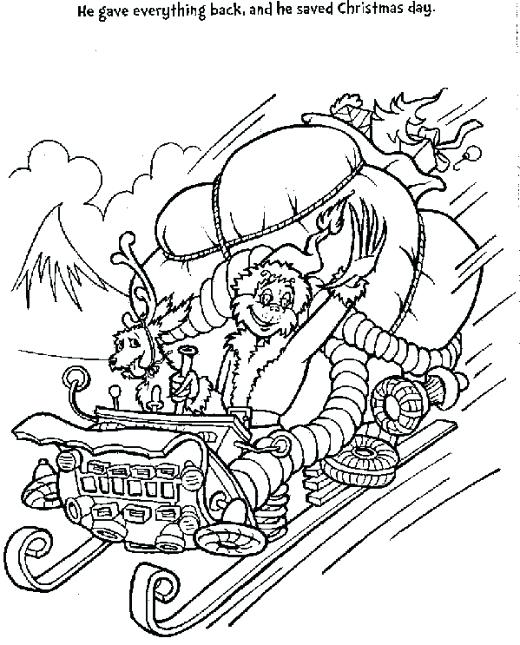 520x645 Unbelievable Fascinating Snow Plow Coloring Pages Print In Sleigh