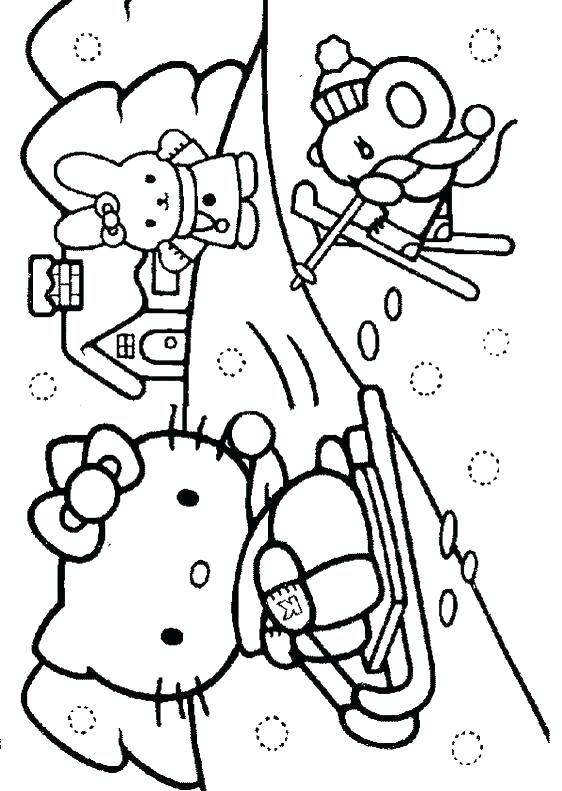 562x791 Winter Coloring Page Printable Winter Coloring Pages Snowman Free