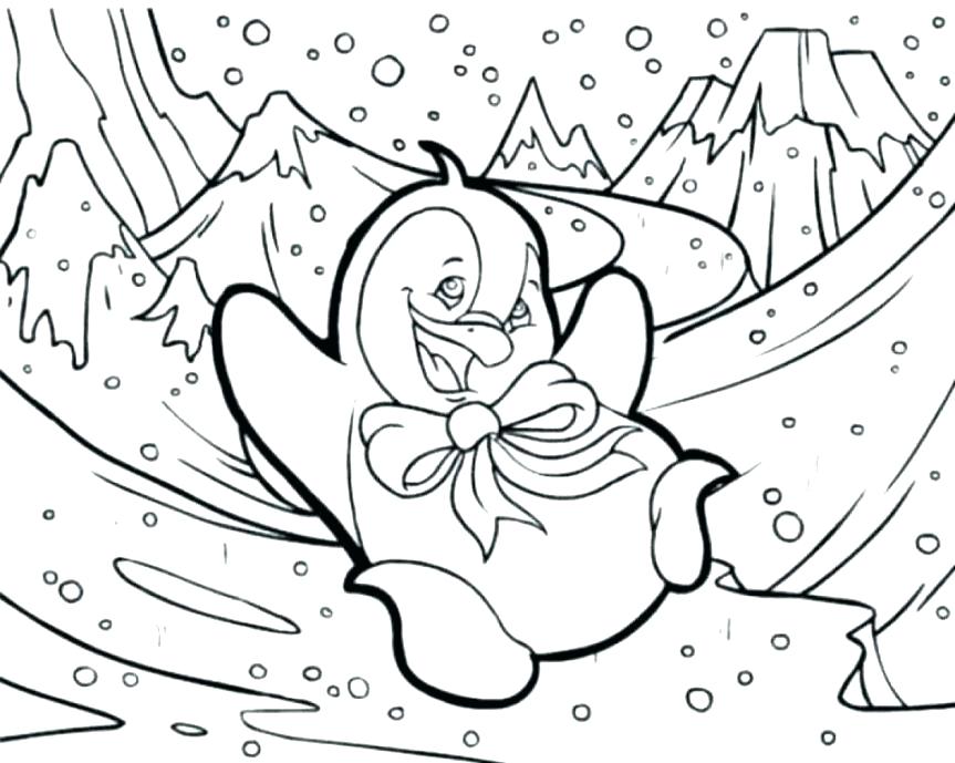 863x689 Winter Scene Coloring Page Jungle Scene Coloring Page Free