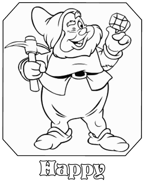 600x794 Dwarfs Coloring Pages Snow White And The Seven Dwarfs Coloring
