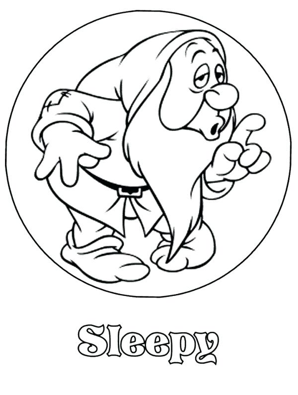 600x794 Snow White And The Seven Dwarfs Coloring Pages Dwarfs Coloring