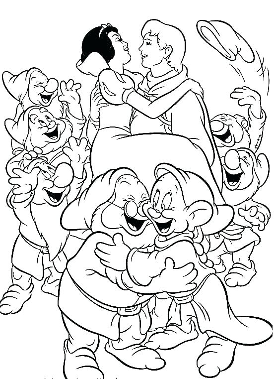 554x761 Dwarfs Coloring Pages Snow White And The Seven Dwarfs Coloring