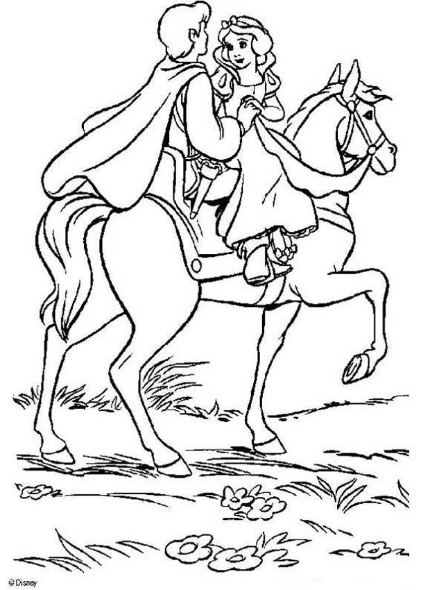 607x850 Snow White And The Seven Dwarfs Coloring Pages