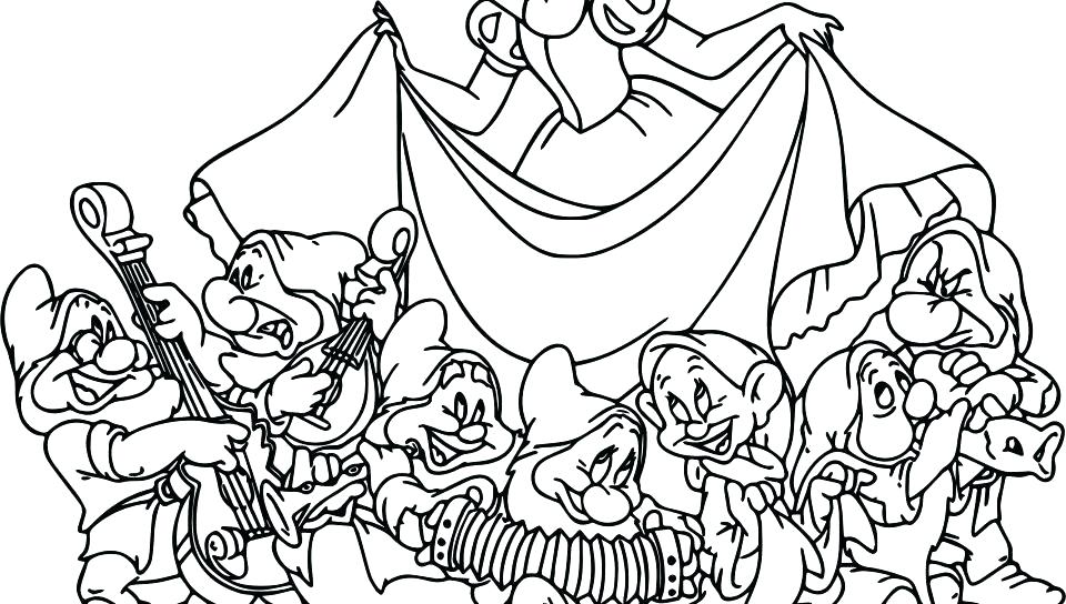 960x544 Outstanding Snow White Coloring Page For Your Gallery Coloring