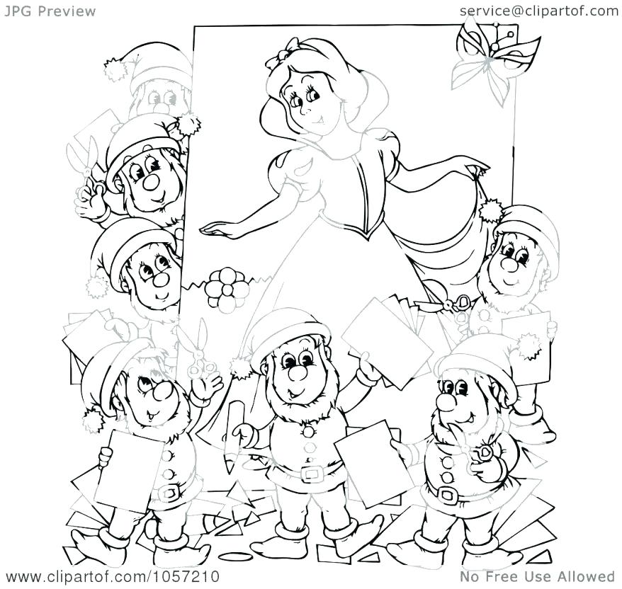 878x832 Dwarfs Coloring Pages Dwarfs Coloring Pages Coloring Royalty