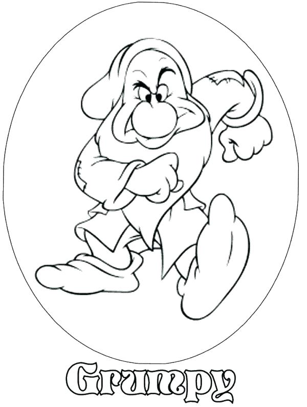 600x794 Dwarfs Coloring Pages Snow White And The Seven Dwarfs Coloring