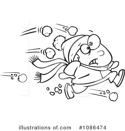 400x420 Snowball Fight Clipart
