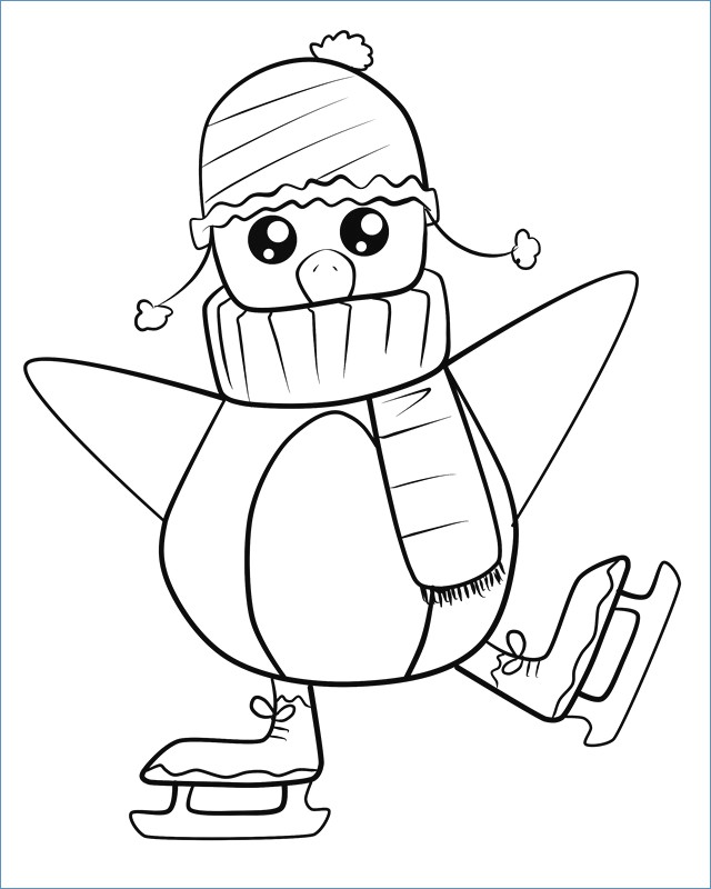 640x800 Snowball Fight Winter Coloring Pages