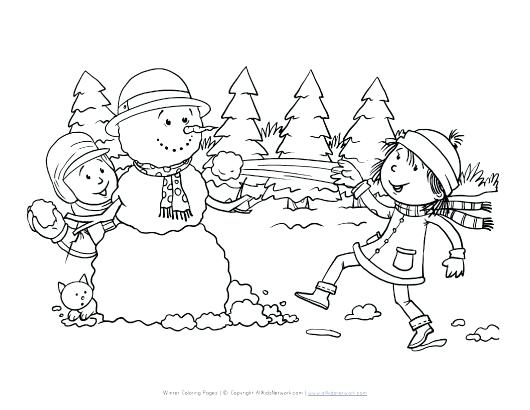 530x410 Winter Coloring Worksheets Fantastic Winter Coloring Pages