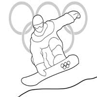 200x200 Winter Sports Coloring Pages Surfnetkids