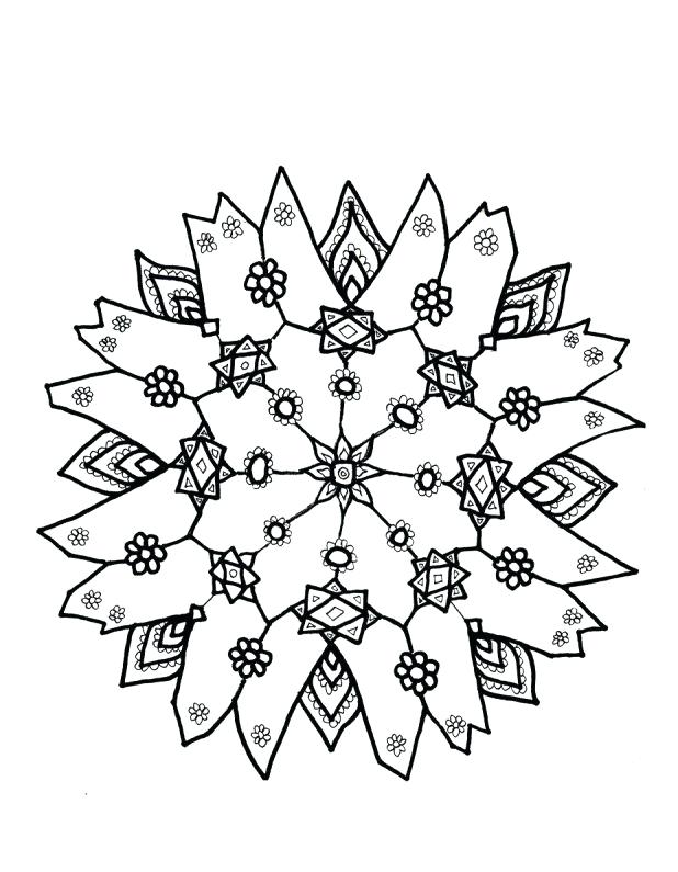 618x795 Printable Snowflake Patterns Easy Snowflakes Template To Print