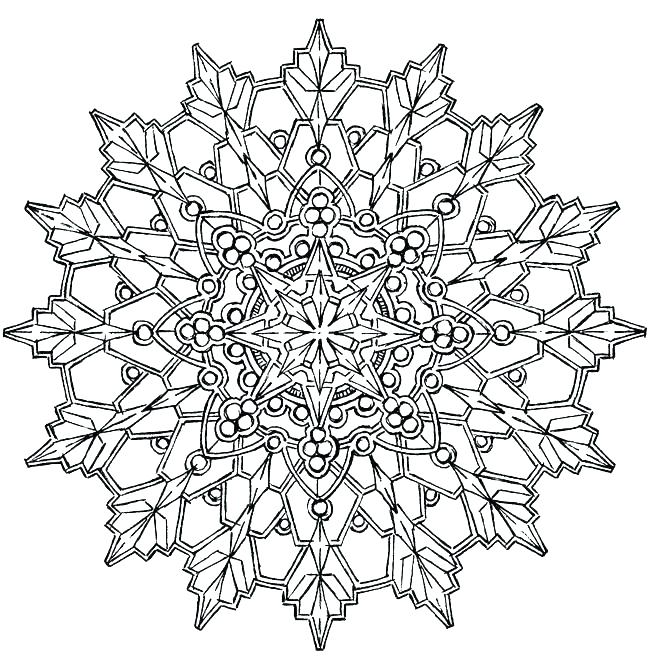 650x670 Coloring Pages Of Snowflakes Coloring Pages Of Snowflakes