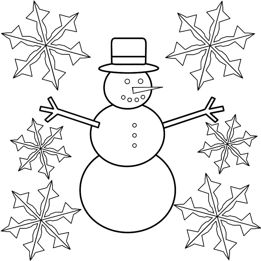 900x900 Lovely Idea Snowflake Coloring Page Pages For Adults Kindergarten