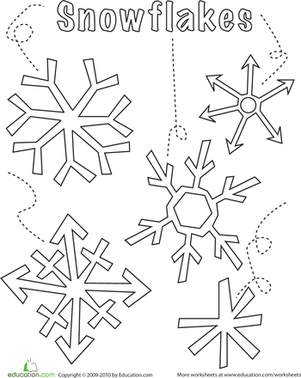 301x378 Snowflake Coloring Page Worksheets, Paper Snowflake Designs