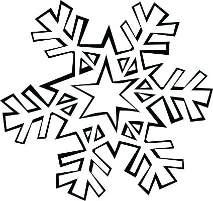 424x400 Snowflake Coloring Pages Snowflakes Coloring Page Frozen Snowflake