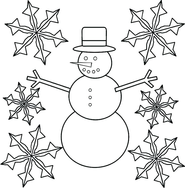 736x750 Snowflakes Coloring Page Coloring Pages Snowflakes Printable
