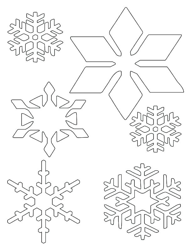 600x781 Snowflake Color Sheet