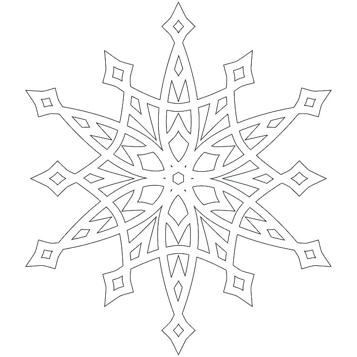 736x736 Coloring Pages Of Snowflakes Snowflake Colori Pages Snowflake Book