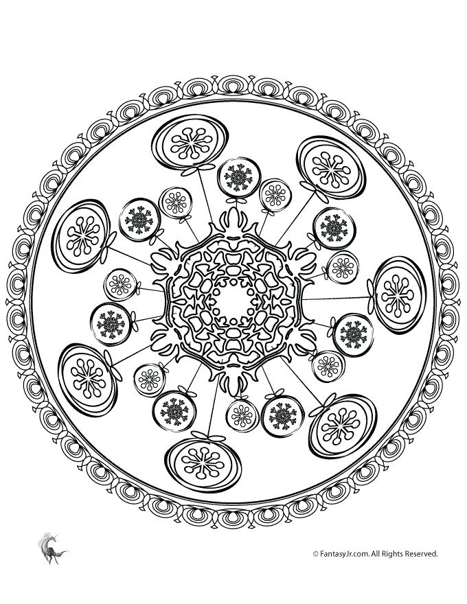 680x880 Indie Coloring Pages Mandala Coloring Pages Snowflake Mandala Free