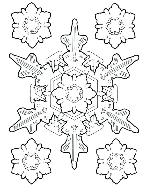 608x770 Snowflake Coloring Book Printable Snowflake Coloring Pages