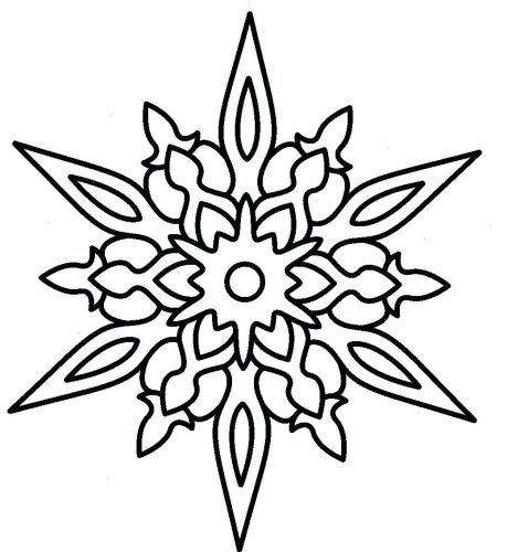 459x500 Coloring Page Snowflakes Coloring Pages Print Printable Wrapping