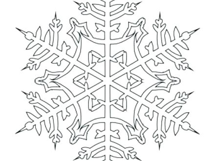 440x330 Printable Snowflake Coloring Pages Free Printable Snowflake