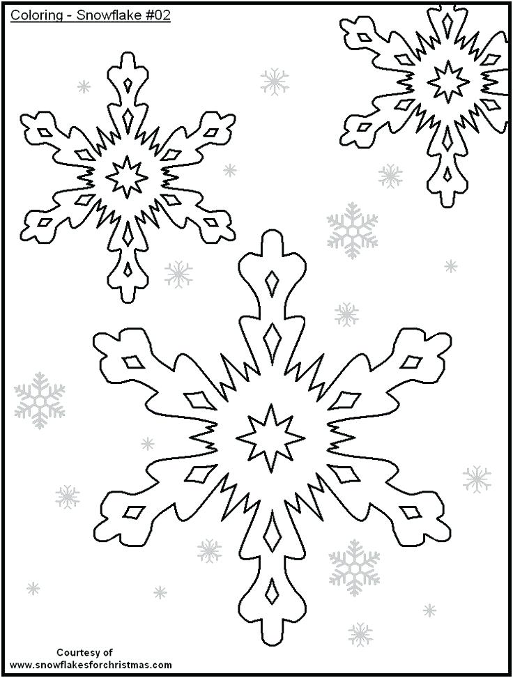 736x973 Snow Flake Coloring Pages Snowflake Coloring Pages Printable Free