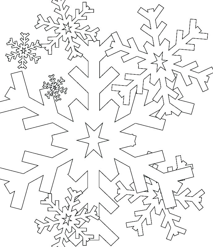 689x800 Snowflake Coloring Pages Snowflakes Coloring Page Snowflake